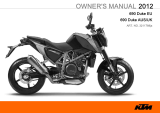 KTM 690 Duke AU 2012 取扱説明書