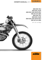 KTM 450 XC-W US 2013 取扱説明書