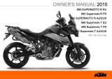 KTM 990 Supermoto R FR 2010 取扱説明書