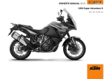 KTM 1290 Super Adventure S JP 2019 取扱説明書