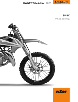 KTM 85 SX 19/16 2020 取扱説明書