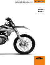 KTM 450 XC-F US 2020 取扱説明書