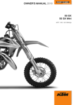 KTM 50 SX 2019 取扱説明書