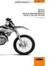 KTM 450 SX-F EU 2019 取扱説明書