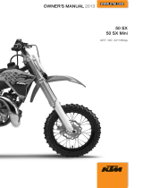 KTM 50 SX 2013 取扱説明書