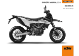 KTM 690 SMC R 2019 取扱説明書