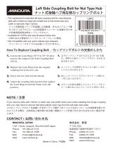 MINOURA UF-8L Left Side Coupling Bolt Instructions Manual