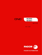 Fagor CNC 8065 for milling machines ユーザーマニュアル