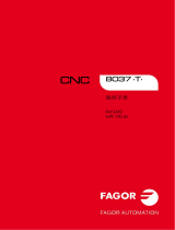 Fagor CNC 8037 para tornos 取扱説明書