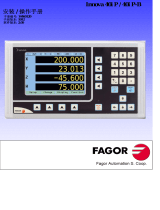 Fagor DRO 40i-P 取扱説明書