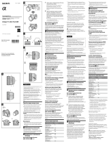 Sony SAL24 F20Z ユーザーマニュアル