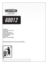 Lifetime 60012 取扱説明書