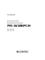 Contec PIO-16/16B(PC)H 取扱説明書