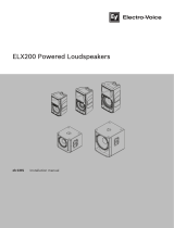 Electro-Voice ELX200 Powered Loudspeakers 取扱説明書