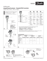 Danfoss Liquid level sensor Type AKS 4100 / AKS 4100U - Coaxial D22 version インストールガイド