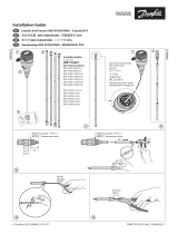 Danfoss Liquid level sensor Type AKS 4100 / AKS 4100U - Coaxial D14 version インストールガイド