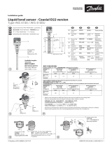 Danfoss Liquid level sensor Type AKS 4100 / AKS 4100U - Coaxial D22 version インストールガイド