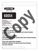 Lifetime 60054 取扱説明書