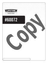 Lifetime 60072 取扱説明書