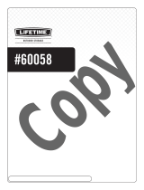 Lifetime 60058 取扱説明書