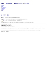 Dell OptiPlex 980 ユーザーマニュアル