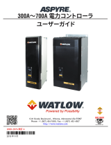 Watlow ASPYRE DT 300A to 700A ユーザーガイド
