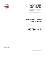 Wacker Neuson MCT36-5 CN Parts Manual