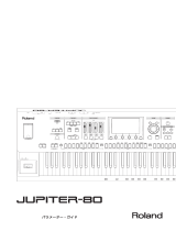 Roland JUPITER-80 取扱説明書