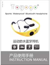 tayogo Waterproof Mp3 Player Headset ユーザーマニュアル