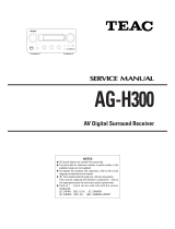 TEAC AG-H300 ユーザーマニュアル