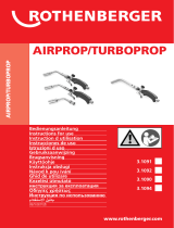 Rothenberger Brazing and soldering device AIRPROP ユーザーマニュアル
