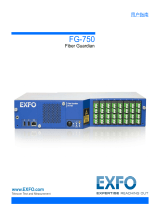 EXFO FG-750 Fiber Guardian ユーザーガイド