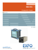 EXFO FTB-5800 Chromatic Dispersion Analyzer for FTB-400 ユーザーガイド