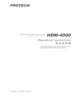 protech HDM-4000 Operating Instructions Manual