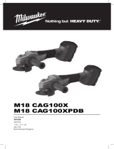 Milwaukee M18 CAG100X ユーザーマニュアル