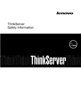 Lenovo ThinkServer TS430 Safety Information Manual