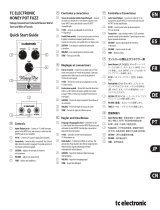 TCElectronic HONEY POT FUZZ クイックスタートガイド