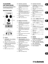 TC Electronic DRIP SPRING REVERB クイックスタートガイド