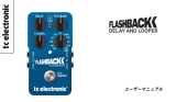 TC Electronic FLASHBACK DELAY 取扱説明書