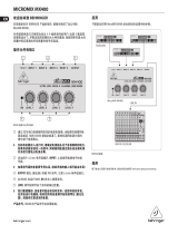 Behringer MX400 取扱説明書