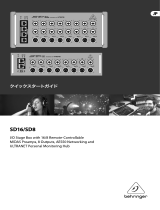 Behringer SD8 クイックスタートガイド