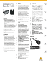 Behringer PM1 クイックスタートガイド