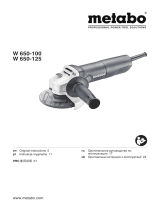 Metabo W 650-125 (603602010) ユーザーマニュアル