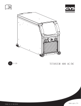 GYS TIG TITANIUM 400 AC/DC TRI 取扱説明書