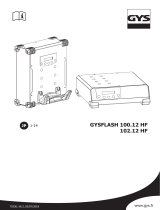 GYS GYSFLASH 102.12 HF (5.0m Cables) 取扱説明書
