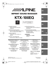 Alpine KTX-100EQ 取扱説明書