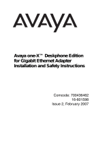 Avaya Gigabit Ethernet Adapter ユーザーマニュアル