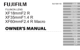 Fujifilm XF35mmF1.4 R ユーザーマニュアル