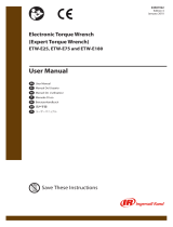 Ingersoll-Rand ETW-E25 ユーザーマニュアル