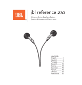 JBL Reference 210 取扱説明書